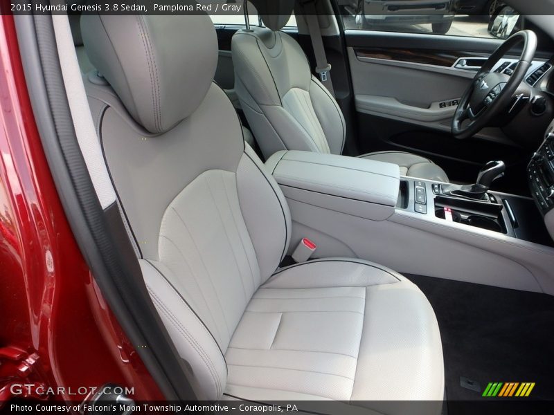 Pamplona Red / Gray 2015 Hyundai Genesis 3.8 Sedan