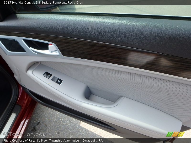 Pamplona Red / Gray 2015 Hyundai Genesis 3.8 Sedan