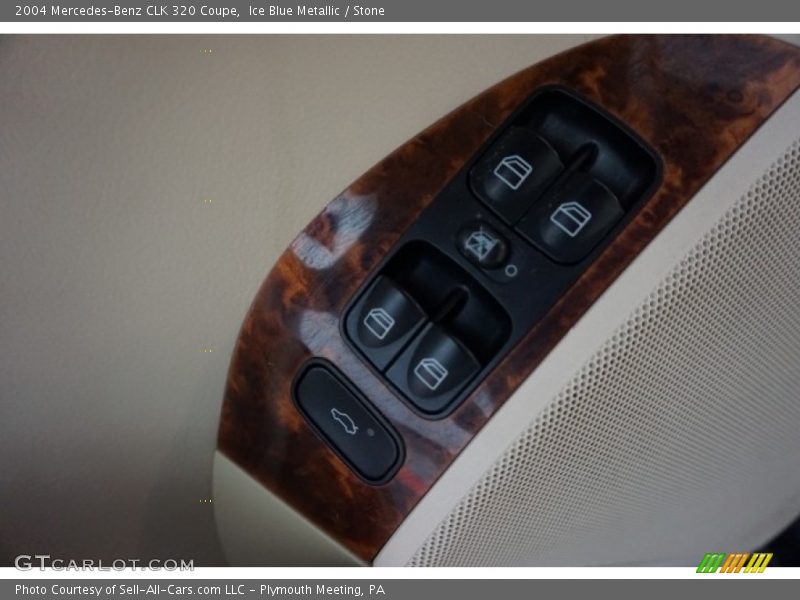 Ice Blue Metallic / Stone 2004 Mercedes-Benz CLK 320 Coupe