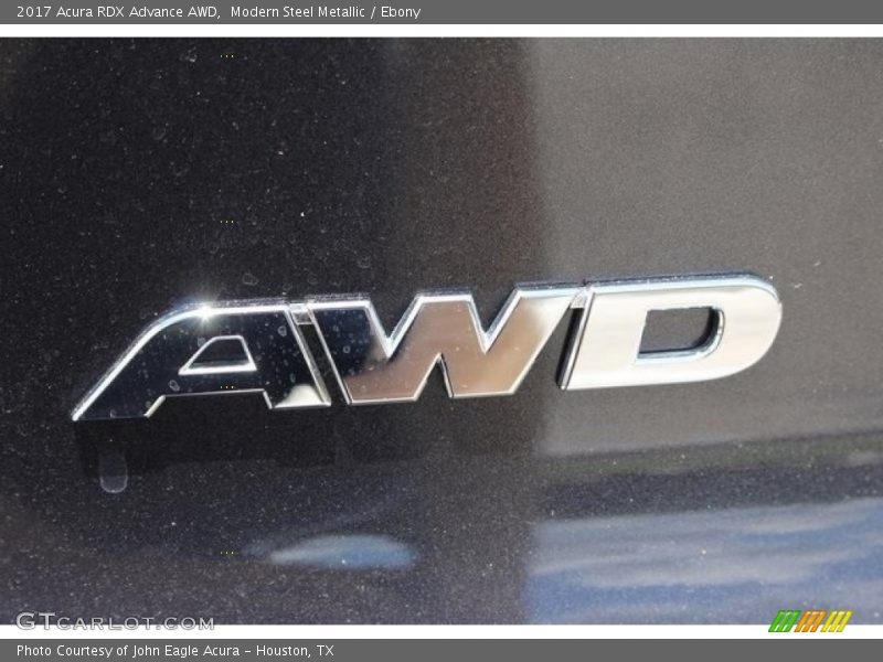 Modern Steel Metallic / Ebony 2017 Acura RDX Advance AWD