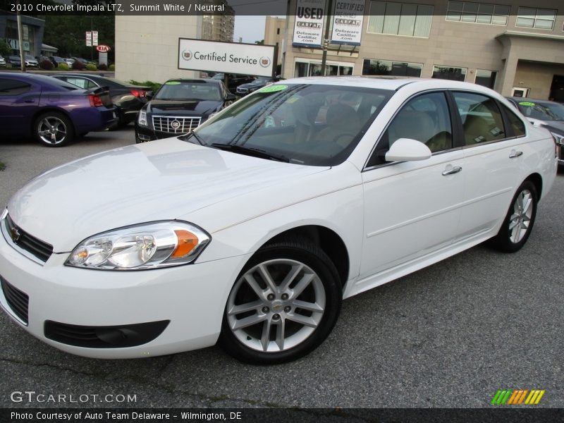 Summit White / Neutral 2010 Chevrolet Impala LTZ