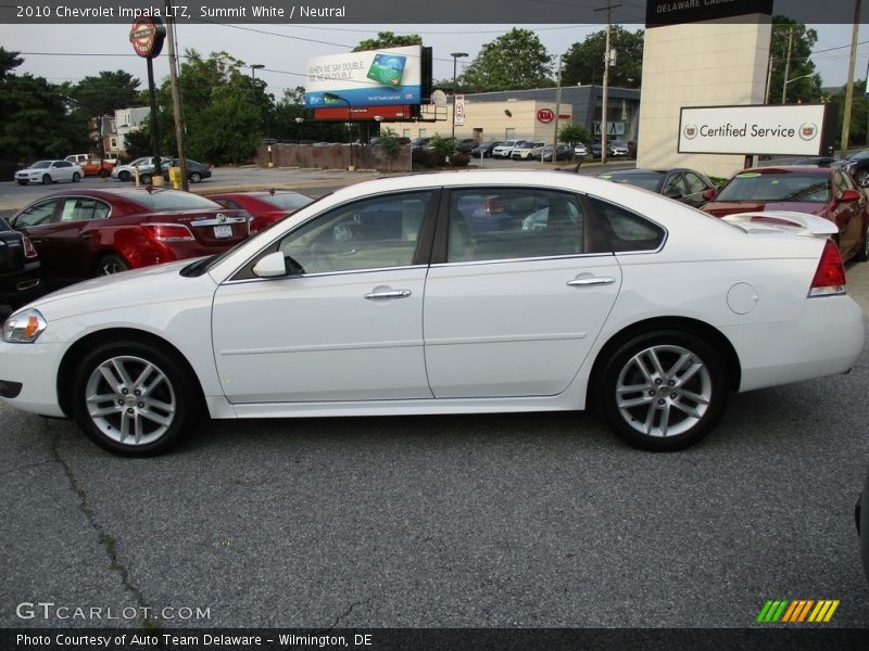 Summit White / Neutral 2010 Chevrolet Impala LTZ