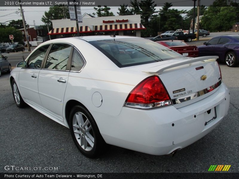 Summit White / Neutral 2010 Chevrolet Impala LTZ