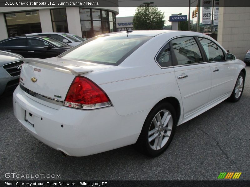 Summit White / Neutral 2010 Chevrolet Impala LTZ