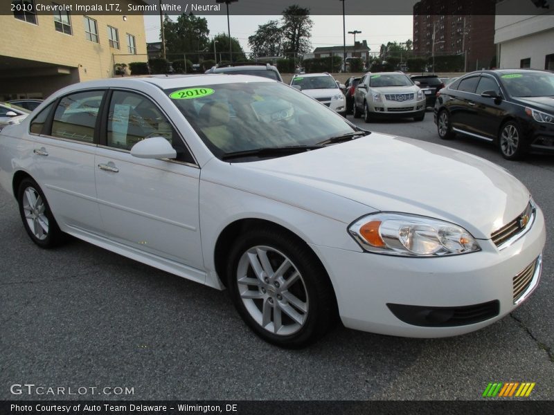 Summit White / Neutral 2010 Chevrolet Impala LTZ