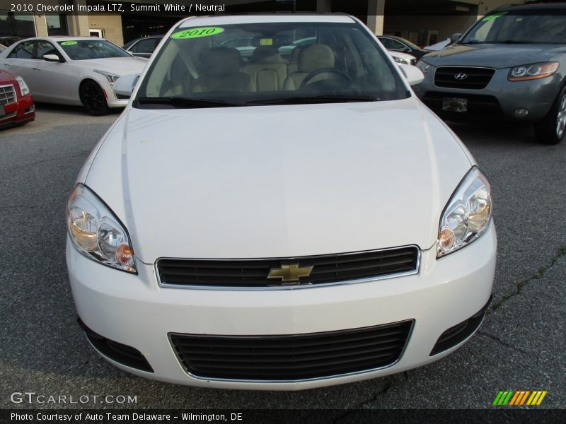 Summit White / Neutral 2010 Chevrolet Impala LTZ