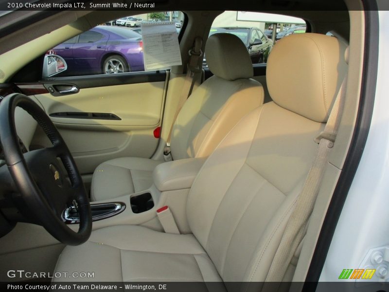 Summit White / Neutral 2010 Chevrolet Impala LTZ