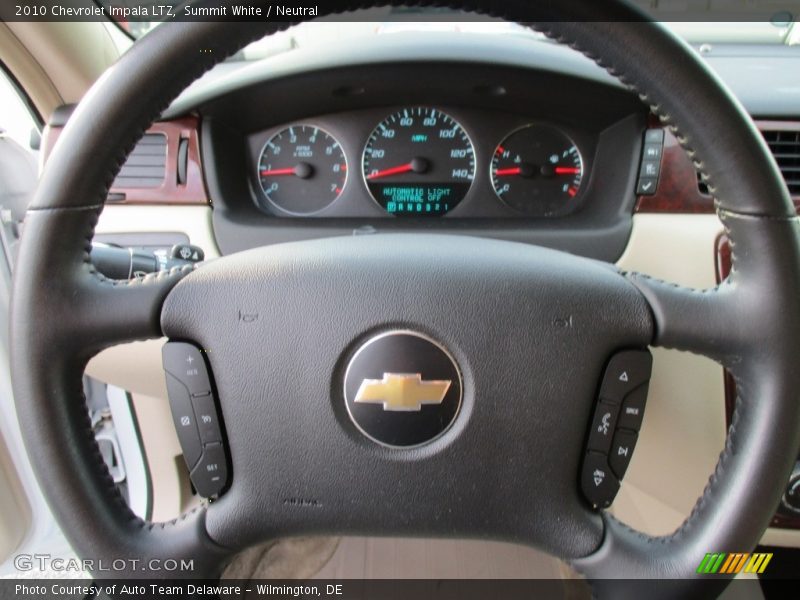 Summit White / Neutral 2010 Chevrolet Impala LTZ
