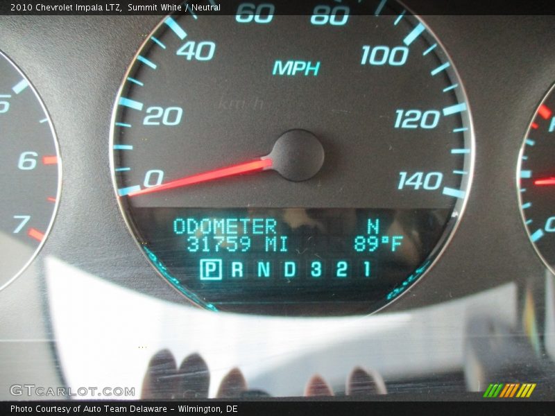 Summit White / Neutral 2010 Chevrolet Impala LTZ