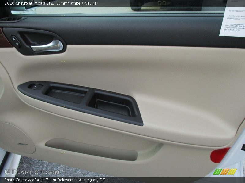 Summit White / Neutral 2010 Chevrolet Impala LTZ