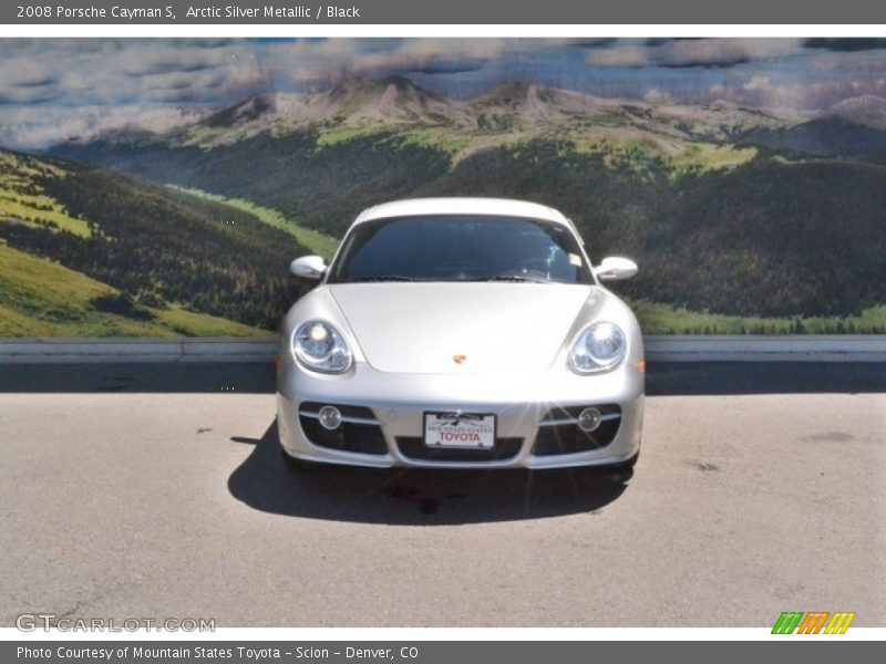 Arctic Silver Metallic / Black 2008 Porsche Cayman S