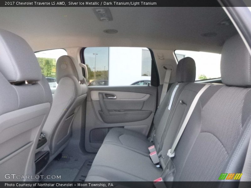 Silver Ice Metallic / Dark Titanium/Light Titanium 2017 Chevrolet Traverse LS AWD