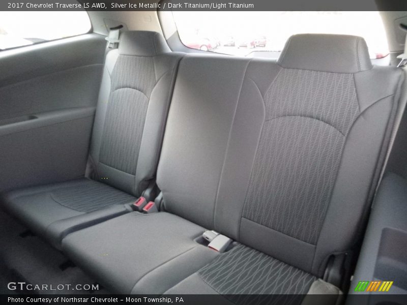 Silver Ice Metallic / Dark Titanium/Light Titanium 2017 Chevrolet Traverse LS AWD