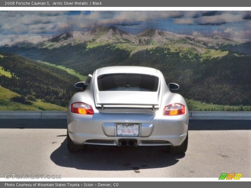 Arctic Silver Metallic / Black 2008 Porsche Cayman S