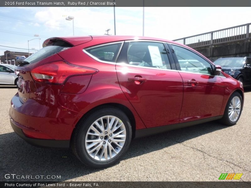 Ruby Red / Charcoal Black 2016 Ford Focus Titanium Hatch