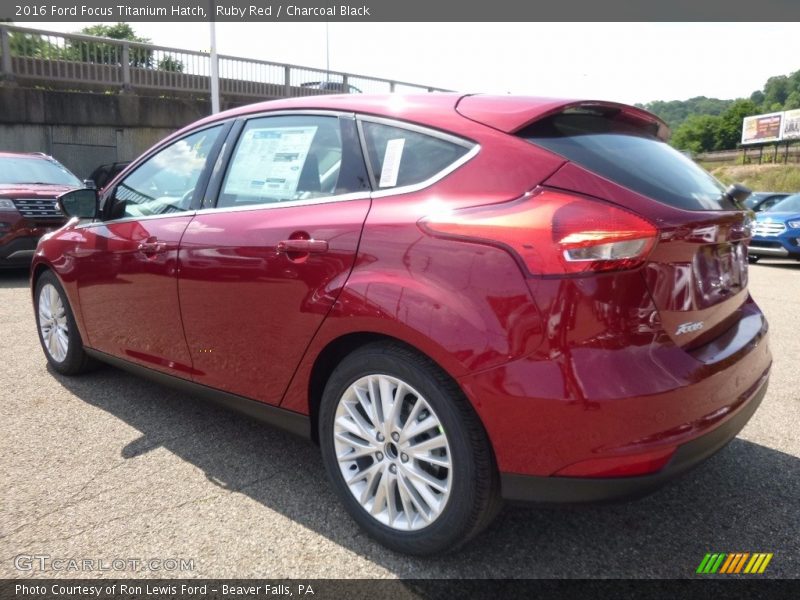 Ruby Red / Charcoal Black 2016 Ford Focus Titanium Hatch
