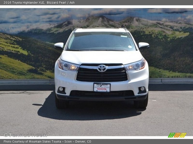 Blizzard Pearl / Ash 2016 Toyota Highlander XLE