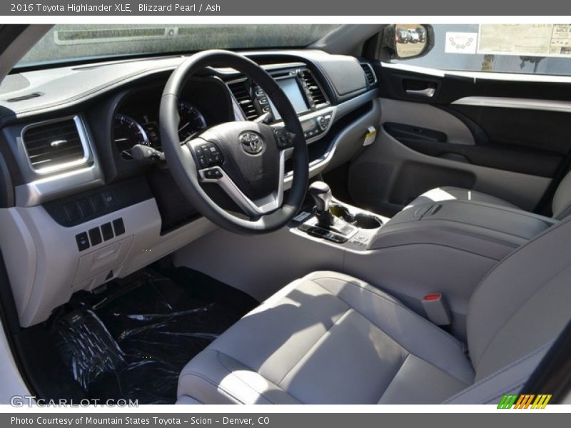 Blizzard Pearl / Ash 2016 Toyota Highlander XLE