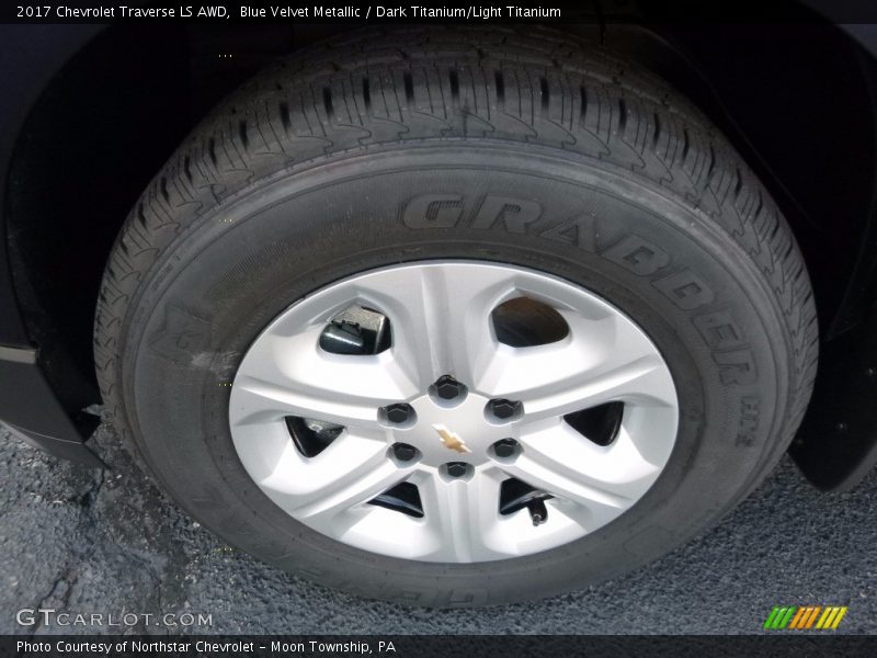 Blue Velvet Metallic / Dark Titanium/Light Titanium 2017 Chevrolet Traverse LS AWD