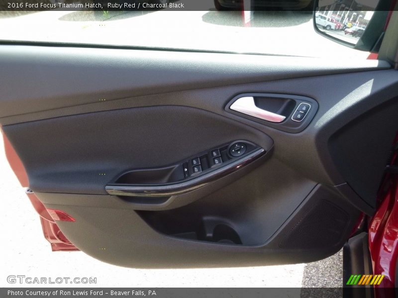 Ruby Red / Charcoal Black 2016 Ford Focus Titanium Hatch