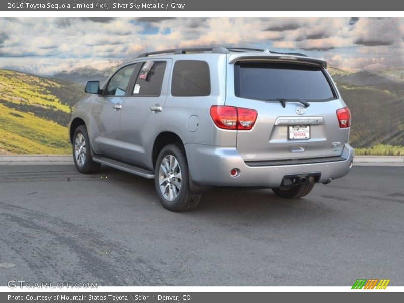 Silver Sky Metallic / Gray 2016 Toyota Sequoia Limited 4x4