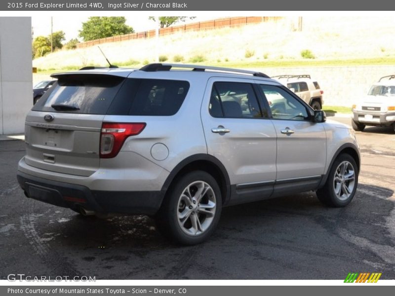 Ingot Silver / Charcoal Black 2015 Ford Explorer Limited 4WD