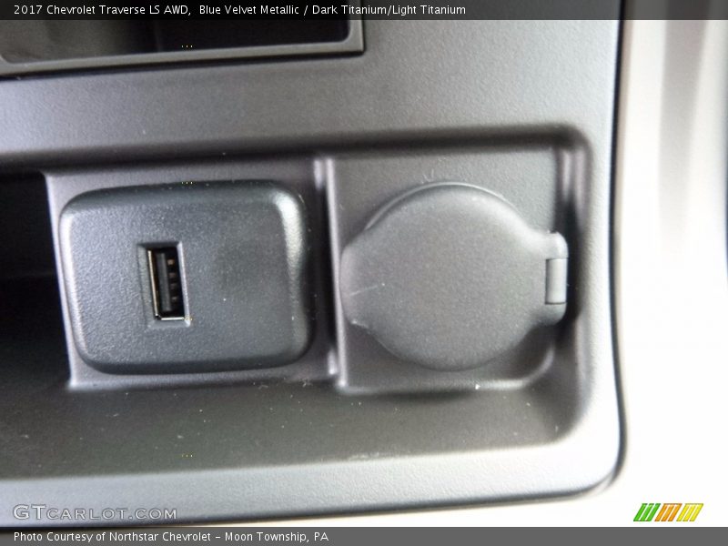 Blue Velvet Metallic / Dark Titanium/Light Titanium 2017 Chevrolet Traverse LS AWD