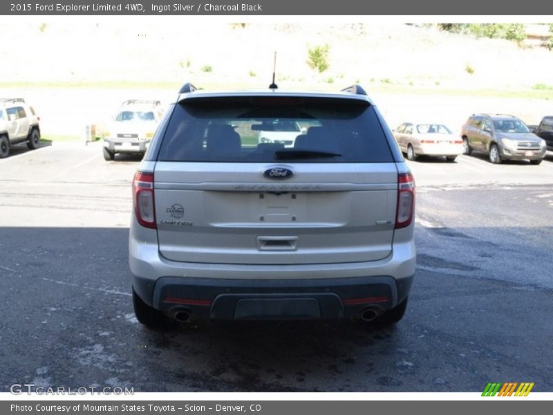 Ingot Silver / Charcoal Black 2015 Ford Explorer Limited 4WD