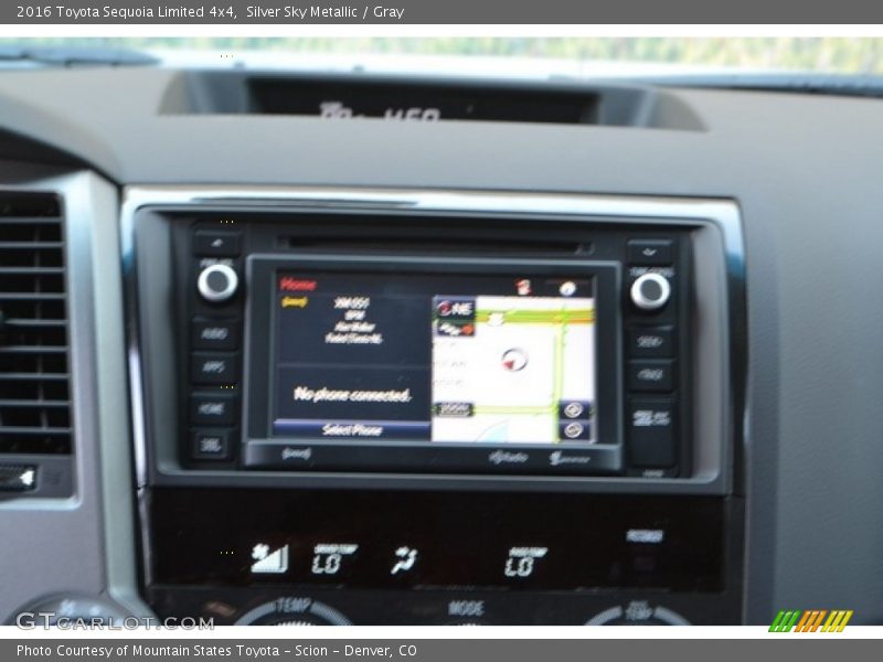 Silver Sky Metallic / Gray 2016 Toyota Sequoia Limited 4x4