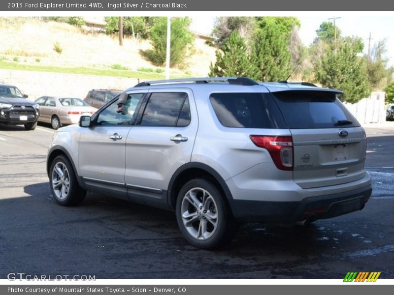 Ingot Silver / Charcoal Black 2015 Ford Explorer Limited 4WD