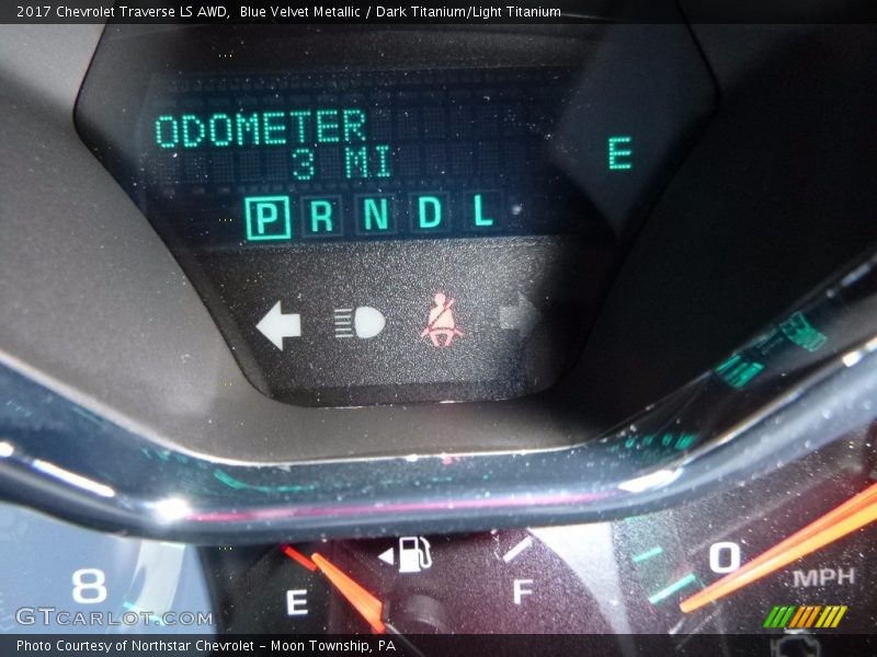 Blue Velvet Metallic / Dark Titanium/Light Titanium 2017 Chevrolet Traverse LS AWD