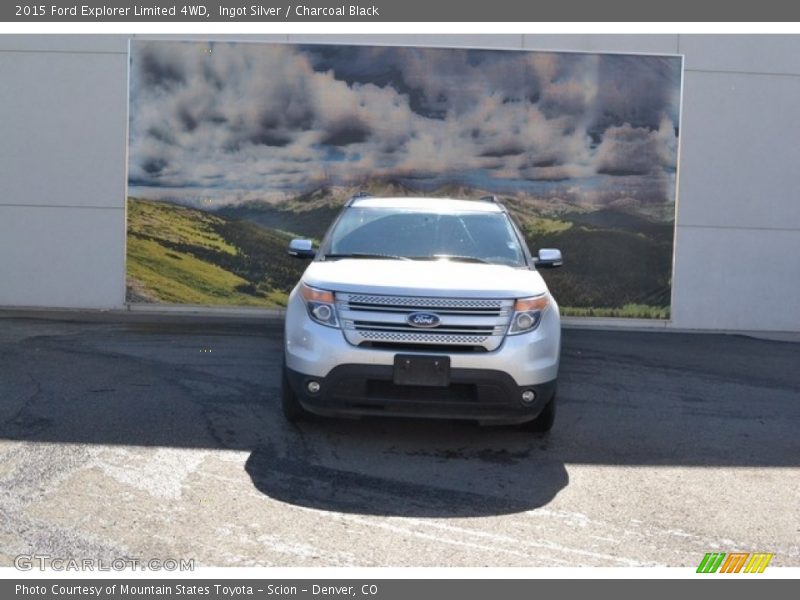 Ingot Silver / Charcoal Black 2015 Ford Explorer Limited 4WD