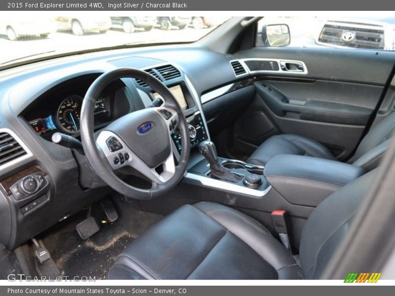 Ingot Silver / Charcoal Black 2015 Ford Explorer Limited 4WD