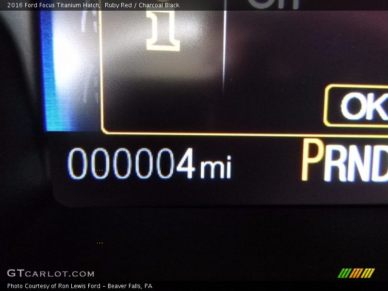 Ruby Red / Charcoal Black 2016 Ford Focus Titanium Hatch