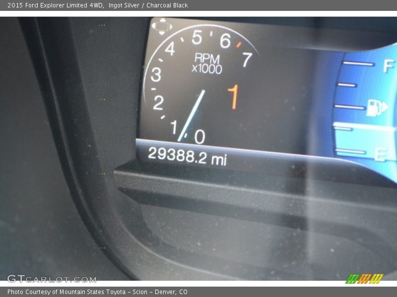 Ingot Silver / Charcoal Black 2015 Ford Explorer Limited 4WD