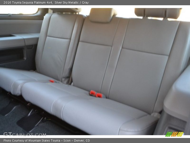 Silver Sky Metallic / Gray 2016 Toyota Sequoia Platinum 4x4