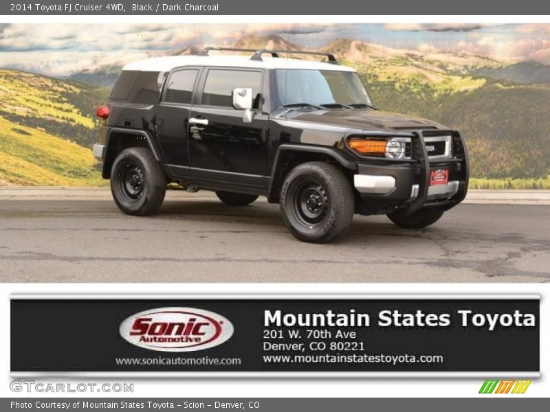Black / Dark Charcoal 2014 Toyota FJ Cruiser 4WD