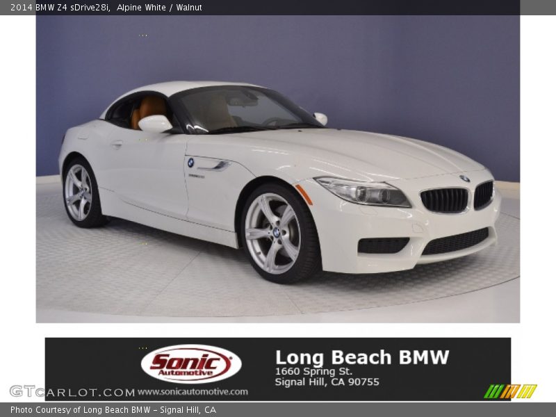 Alpine White / Walnut 2014 BMW Z4 sDrive28i
