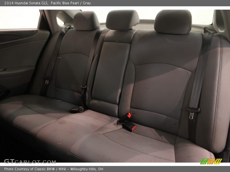 Pacific Blue Pearl / Gray 2014 Hyundai Sonata GLS