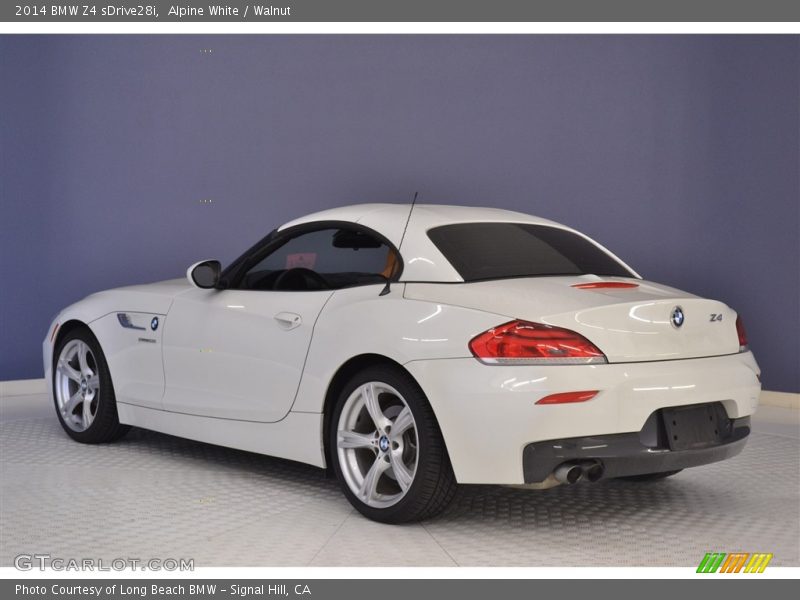 Alpine White / Walnut 2014 BMW Z4 sDrive28i