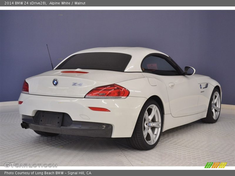 Alpine White / Walnut 2014 BMW Z4 sDrive28i