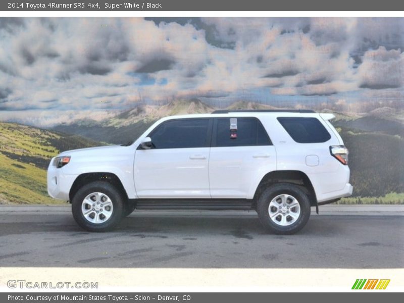 Super White / Black 2014 Toyota 4Runner SR5 4x4