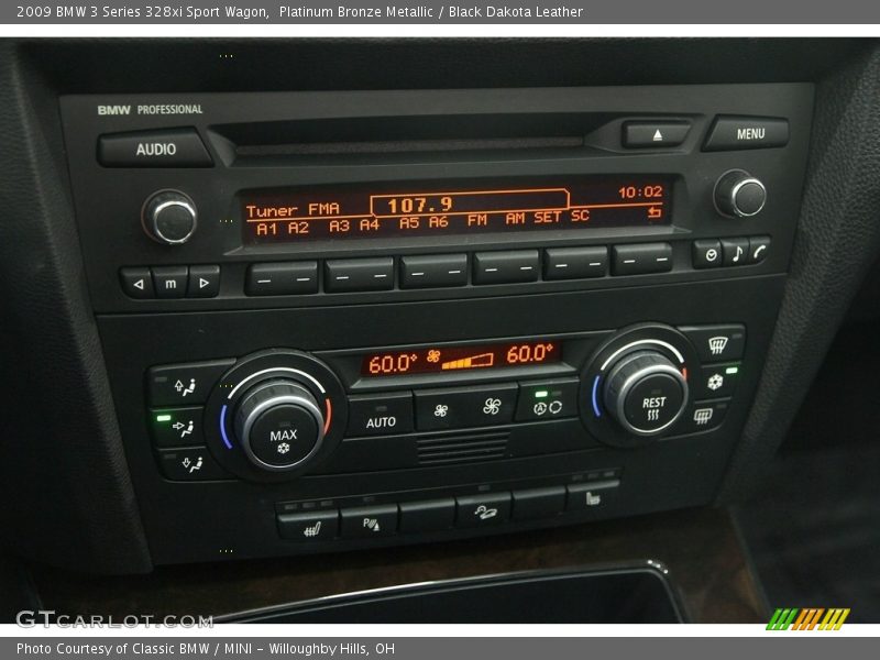 Platinum Bronze Metallic / Black Dakota Leather 2009 BMW 3 Series 328xi Sport Wagon