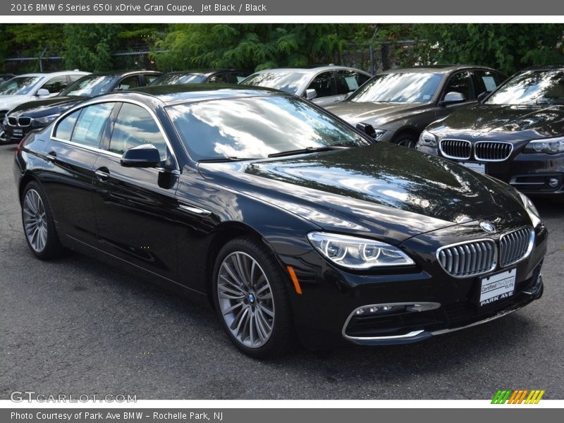 Jet Black / Black 2016 BMW 6 Series 650i xDrive Gran Coupe