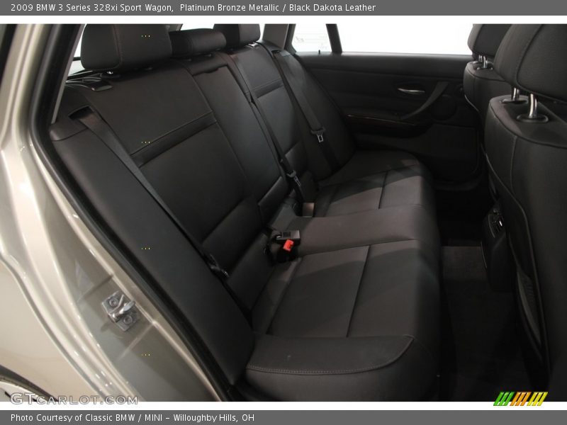 Platinum Bronze Metallic / Black Dakota Leather 2009 BMW 3 Series 328xi Sport Wagon