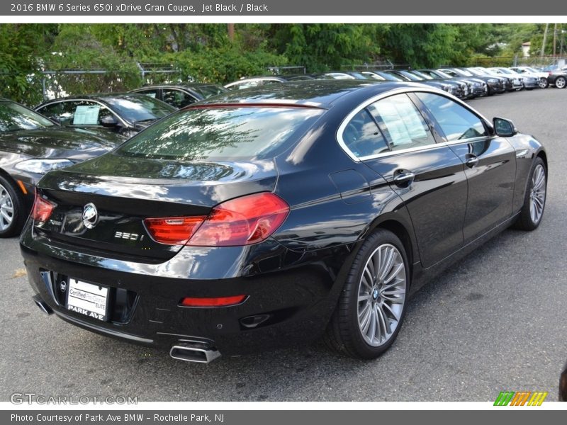 Jet Black / Black 2016 BMW 6 Series 650i xDrive Gran Coupe