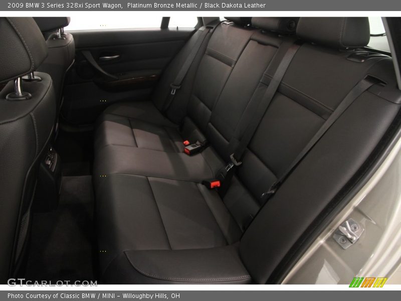 Platinum Bronze Metallic / Black Dakota Leather 2009 BMW 3 Series 328xi Sport Wagon