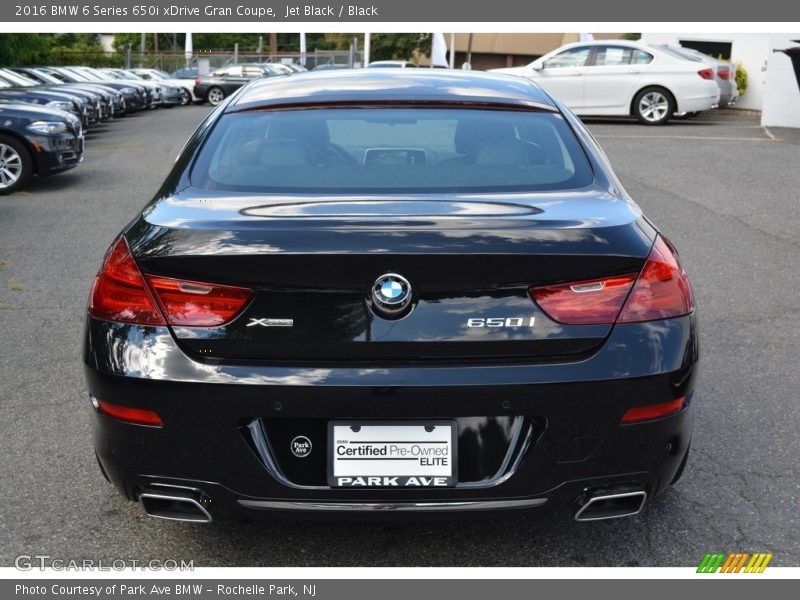 Jet Black / Black 2016 BMW 6 Series 650i xDrive Gran Coupe
