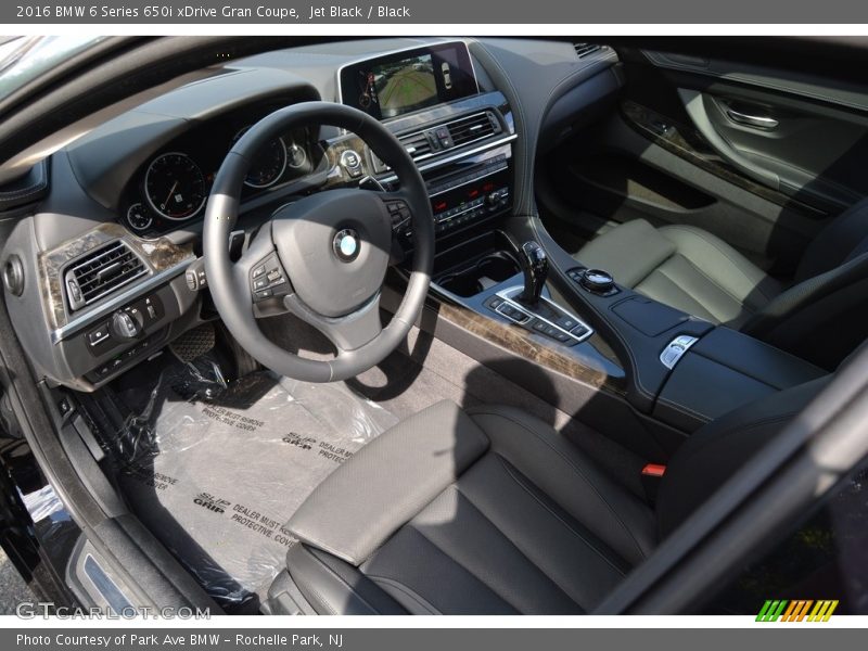 Jet Black / Black 2016 BMW 6 Series 650i xDrive Gran Coupe