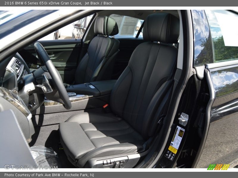 Jet Black / Black 2016 BMW 6 Series 650i xDrive Gran Coupe